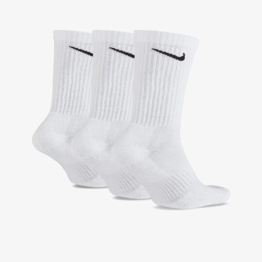 Nike | Everyday Cushioned Training Crew Socks { White/black - view 2