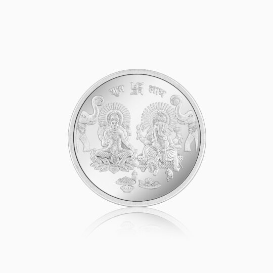 GIVA Jewellery 999 Silver Goddess Lakshmi and Lord Ganesh Coin - 20g - view 2