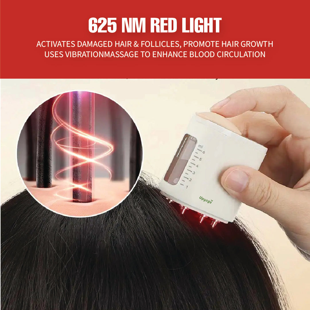 Cash on Delivery Available Upyogaa Red Light Therapy Electric Scalp Massager & Hair Oil Applicator | 1 Year Warranty - view 3