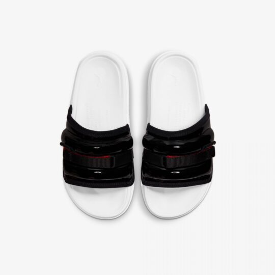 Nike | JORDAN SUPER PLAY SLIDES { BLACK / WHITE