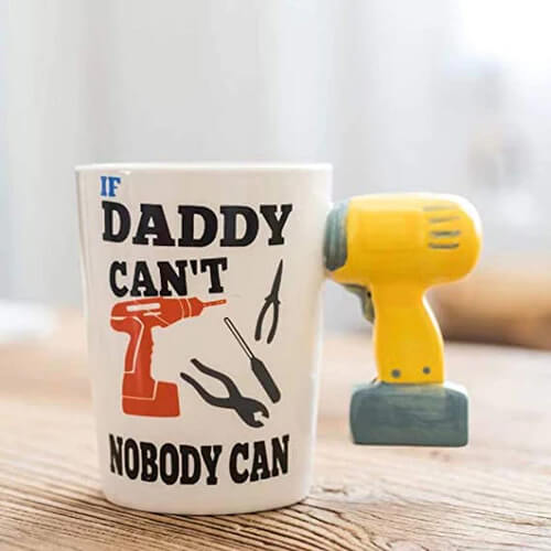 Vinny Y Super Dad 3D Mug
