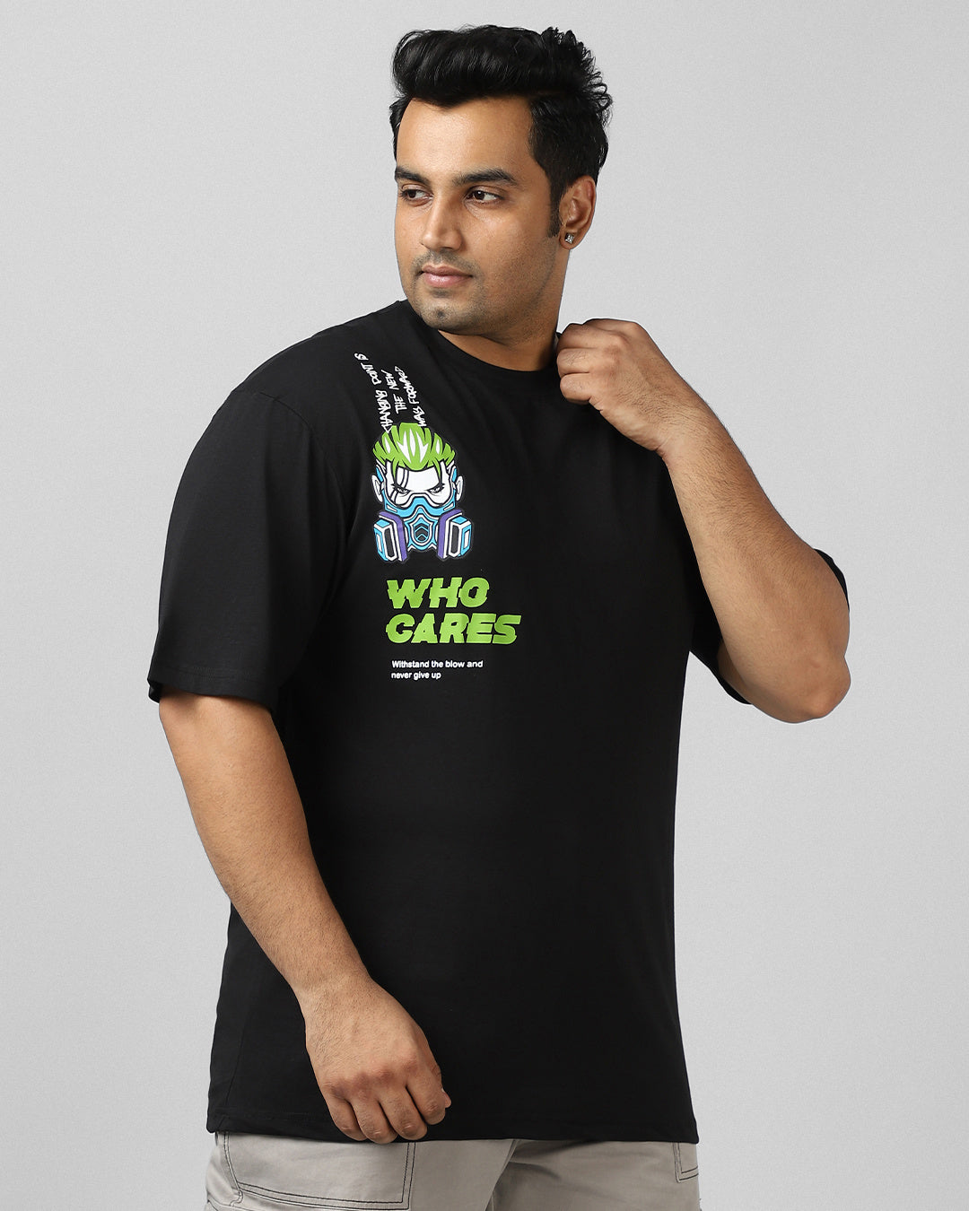 BlackTree Graphic Printed Oversized T-shirt - view 3