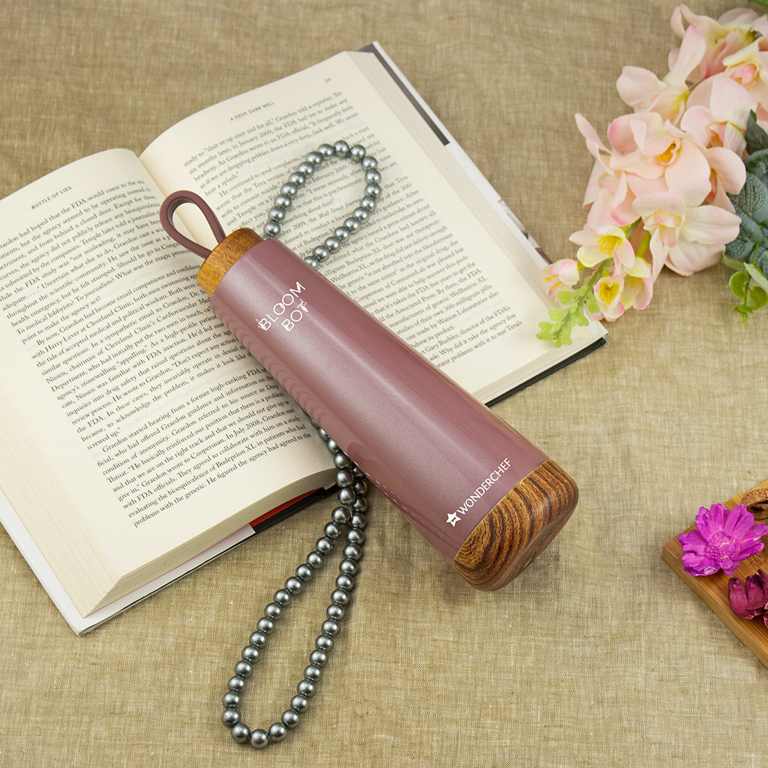 Wonderchef Bloom-Bot, 500ml, Stainless Steel Double wall Water Bottle - view 8