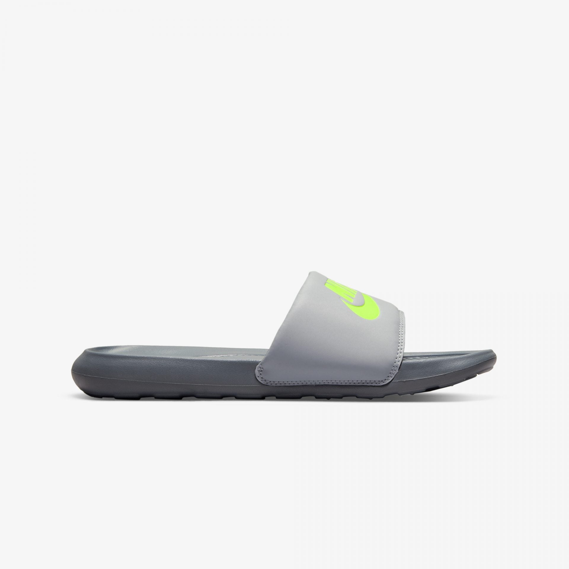 Nike | VICTORI ONE SLIDE { GREY FOG / VOLT - view 5