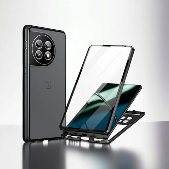 MillionCases .in Dual Magnetic Glass Armor Case - Oneplus