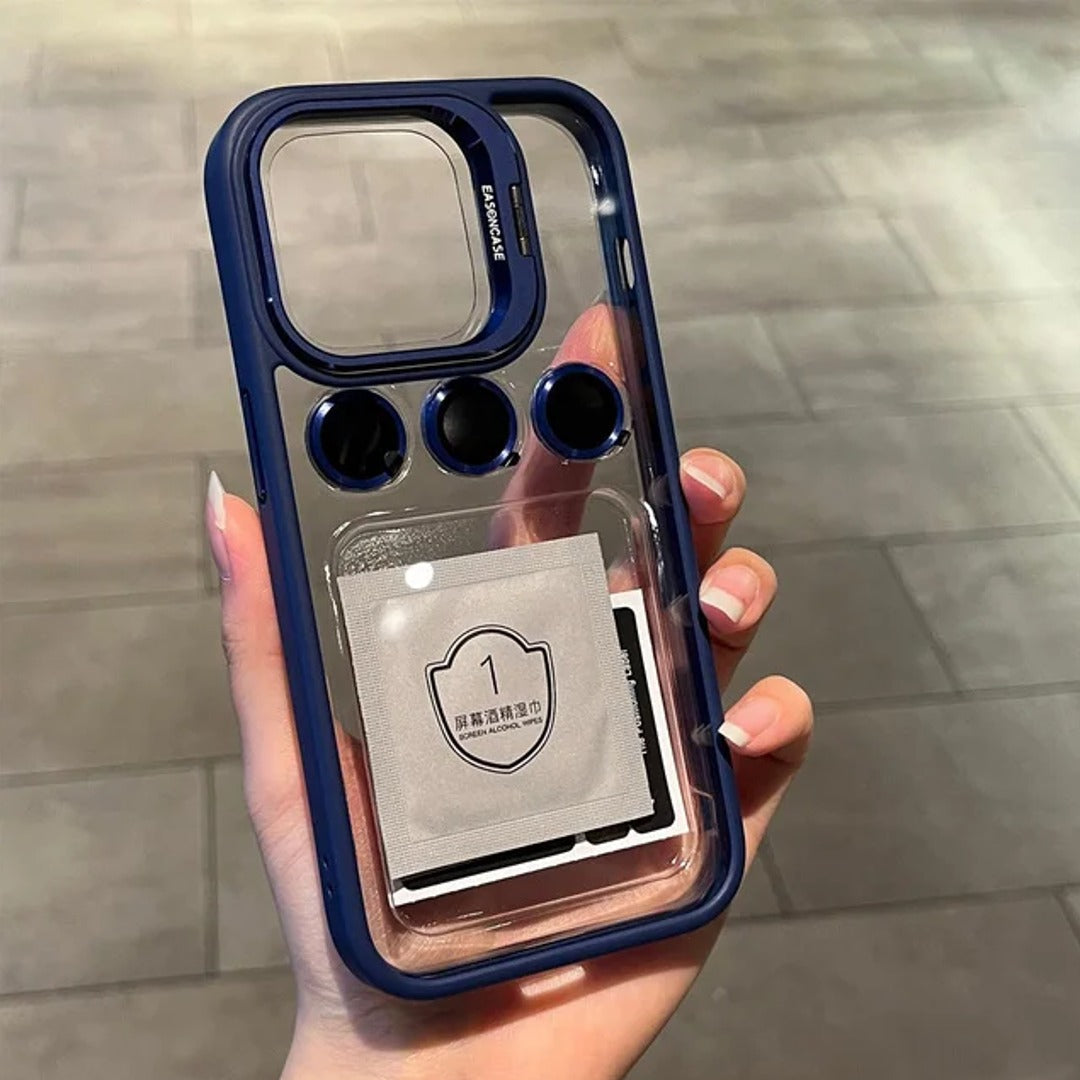 Million Cases iPhone 15 Series Luxury Camera Lens Flip Bracket Case - view 12