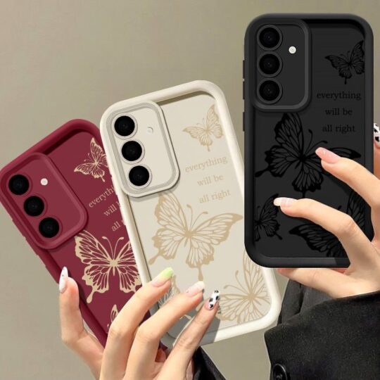 Peeperly Enchanting Pen-Stroke Butterfly Case - Samsung