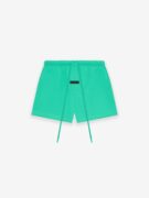 ESSENTIALS Fleece Running Short – Mint Leaf