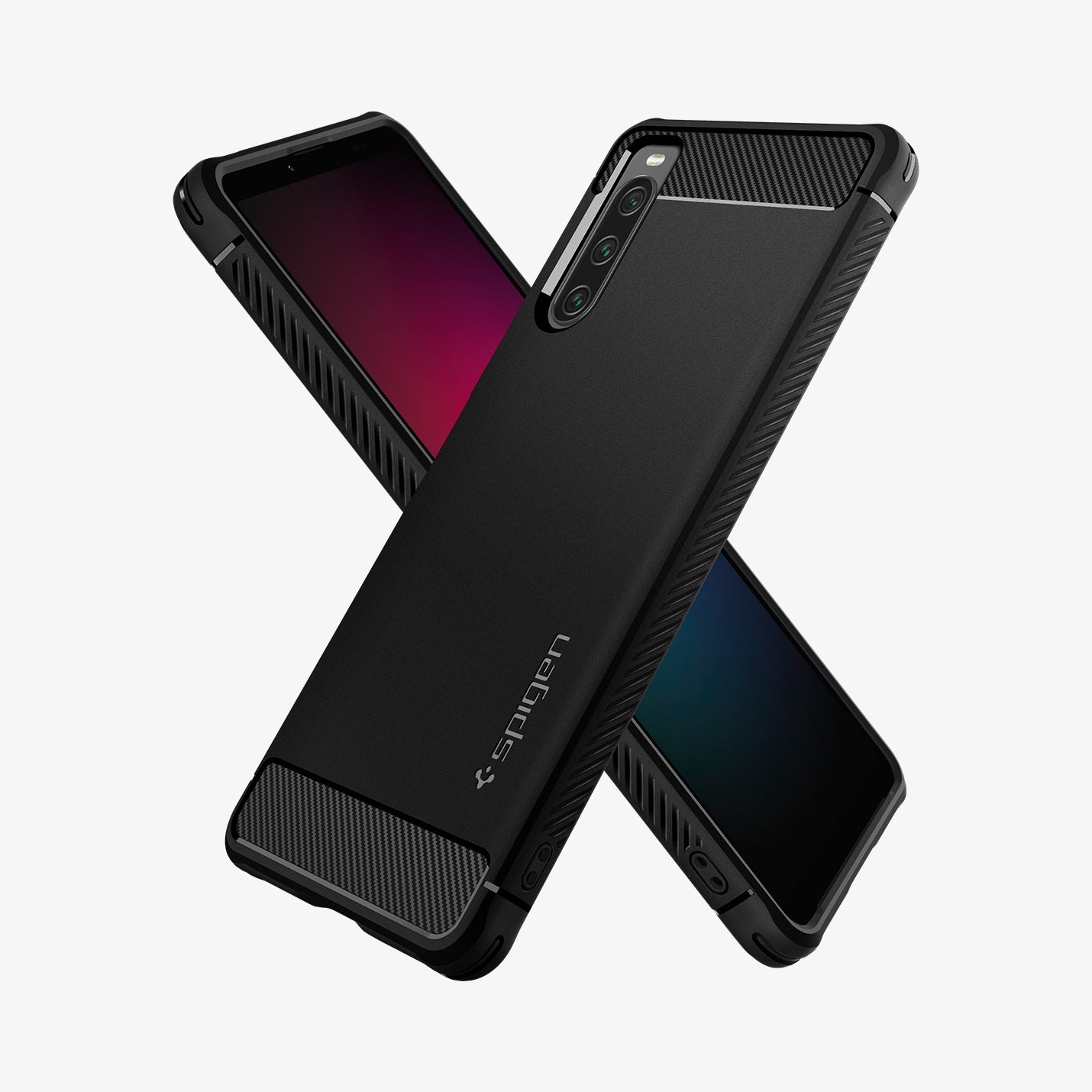 Sony Xperia Series - Rugged Armor – Matte Black - view 35
