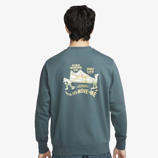 Nike | CREW NECK SWEATSHIRT { GREY
