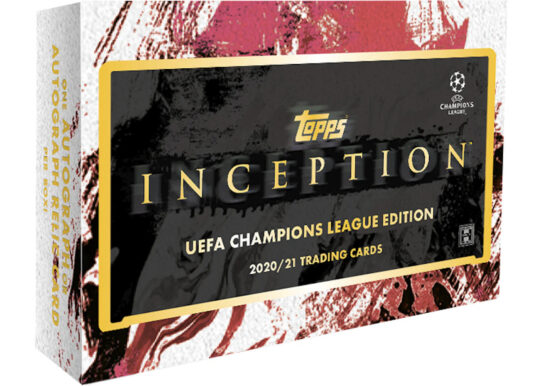 2020-21 Topps Inception UEFA Champions League Edition Soccer Hobby Box