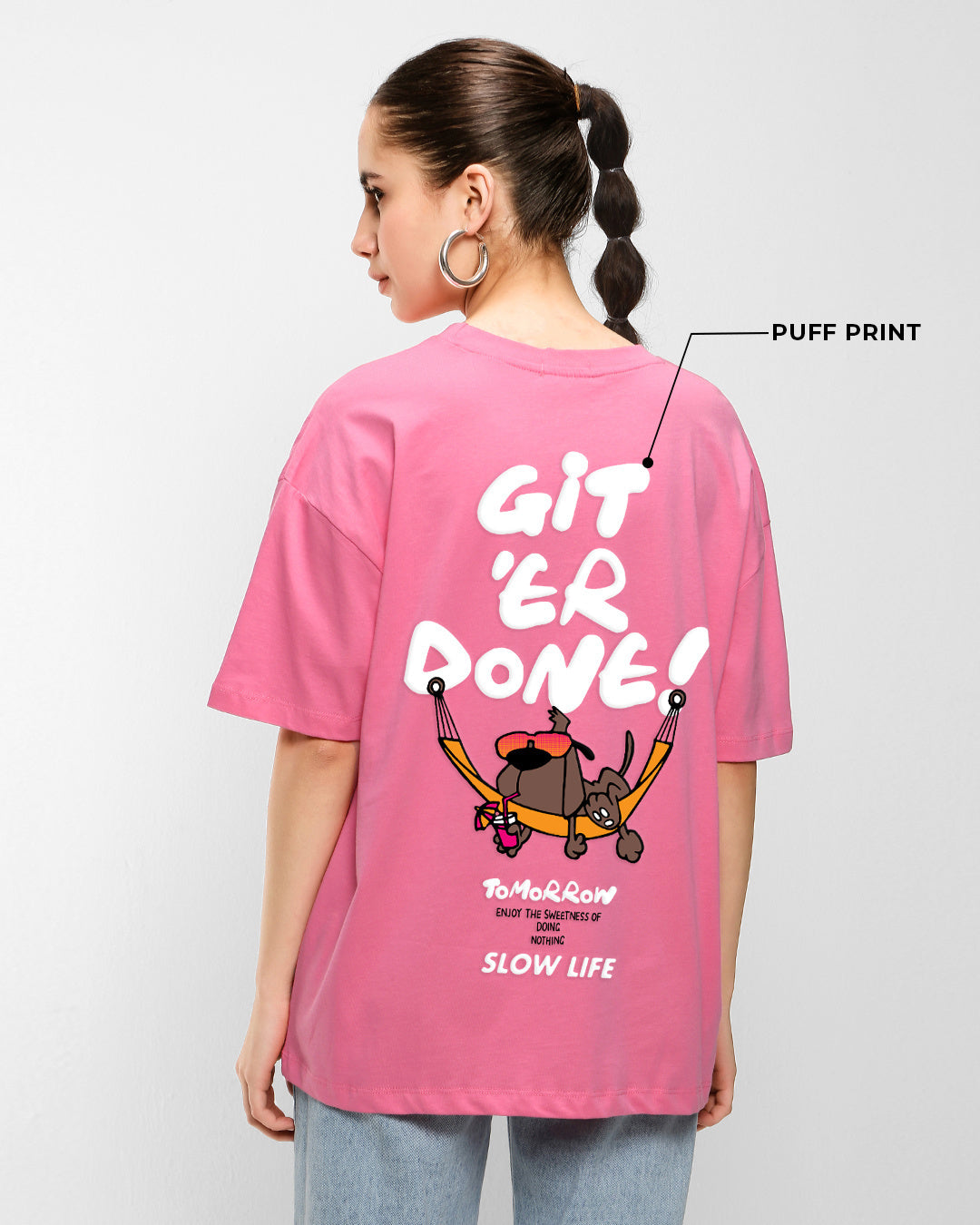 BlackTree Graphic Printed Oversized Dresses - view 4