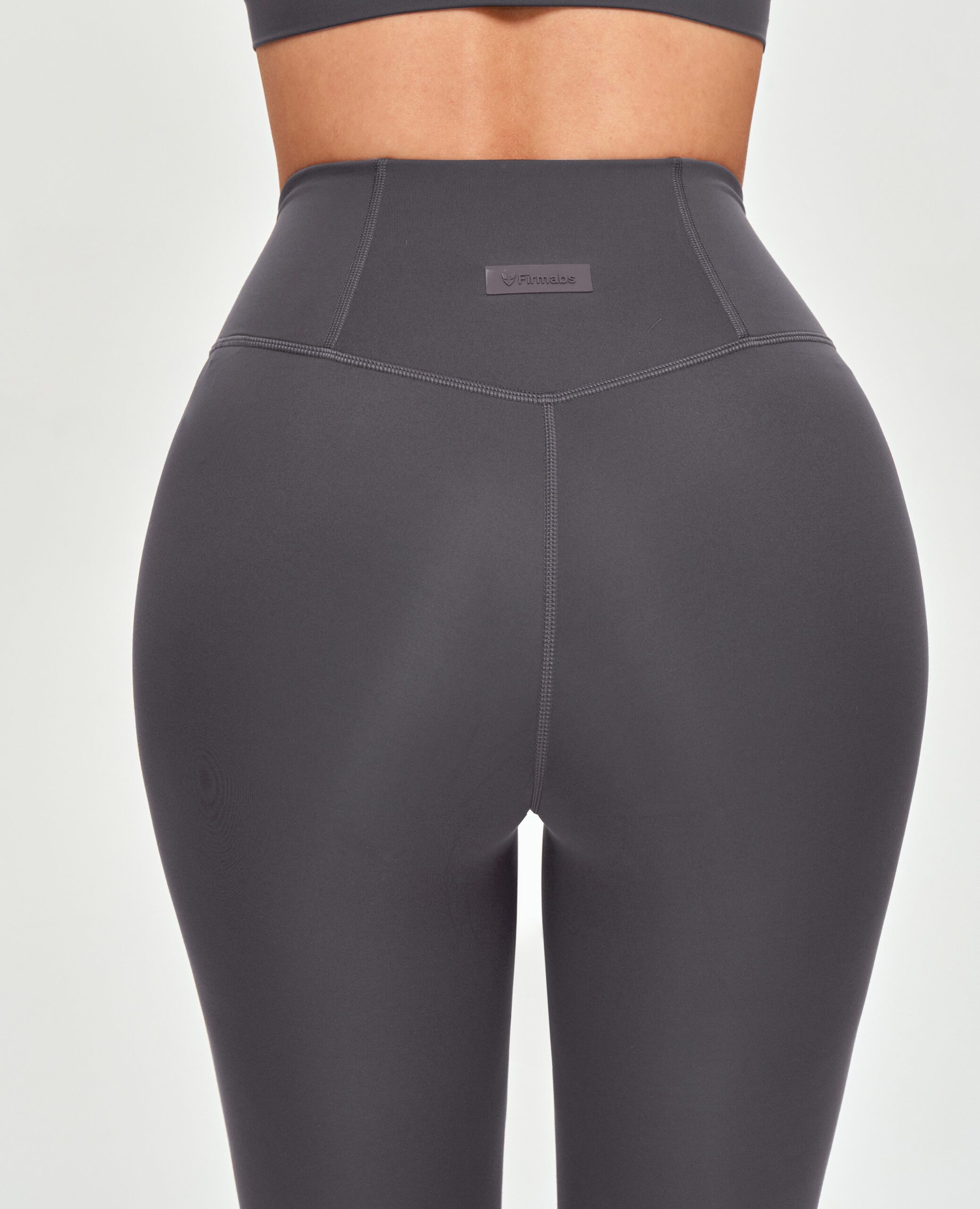 FIRM ABS Seamless Scrunch Butt Leggings - Gray - view 4