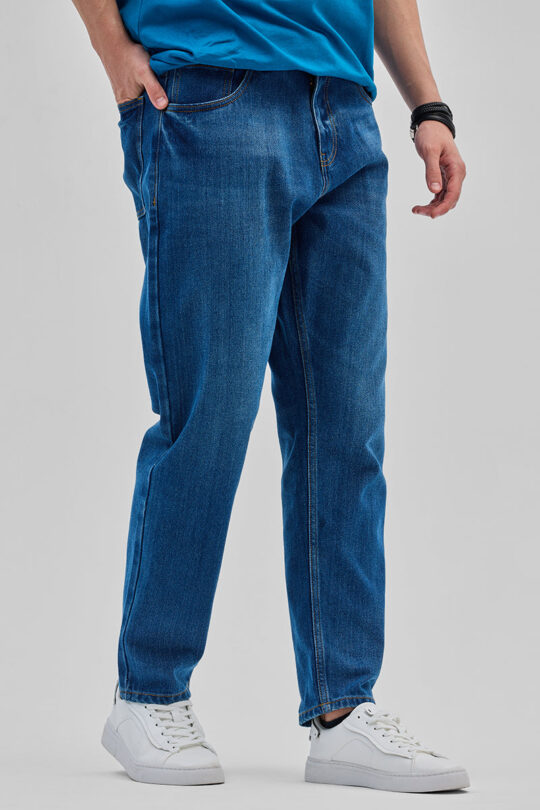 SNITCH Dark Blue Baggy Fit Jeans