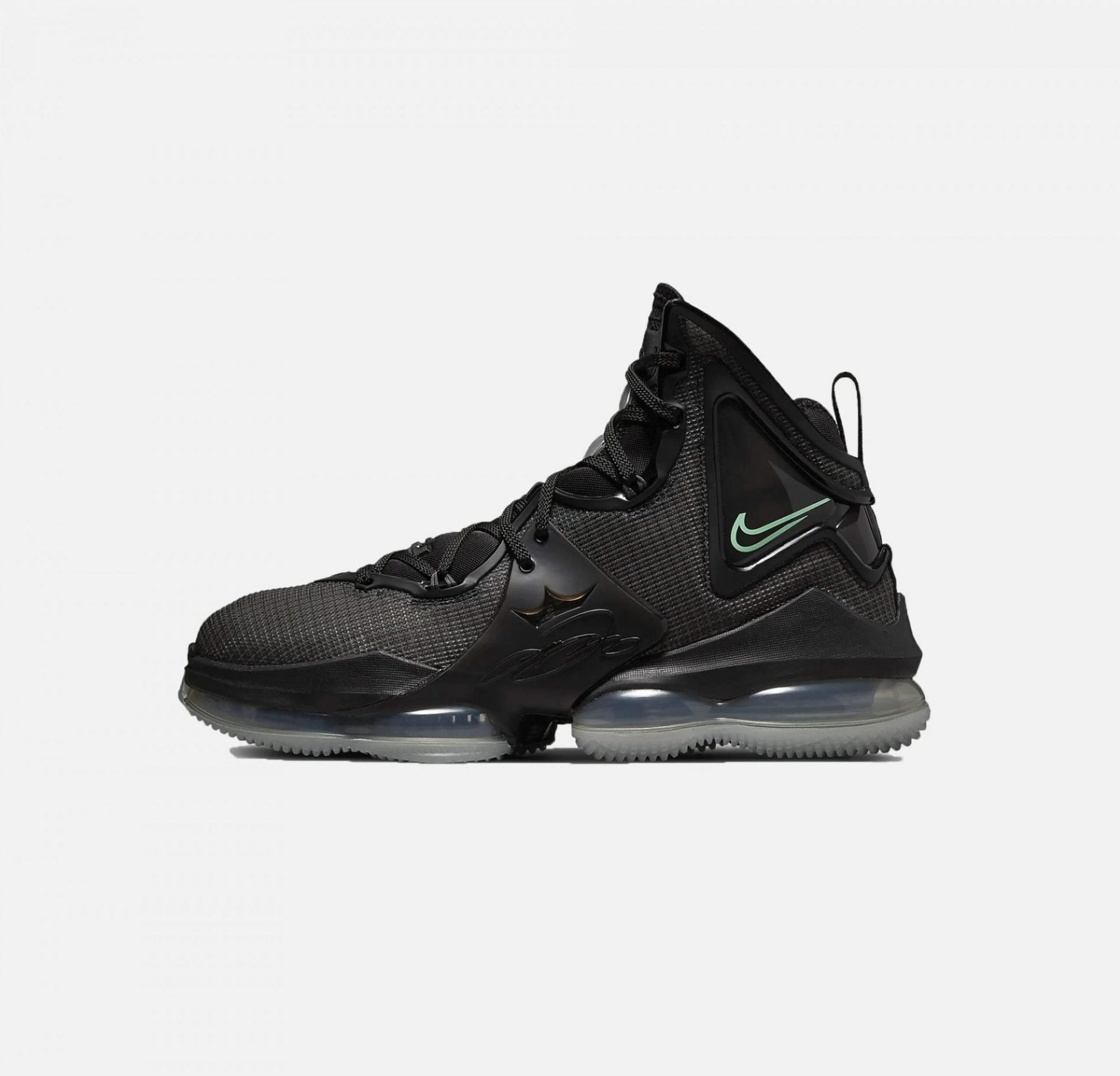 Nike | LEBRON 19 { ANTHRACITE / GREEN GLOW - view 6