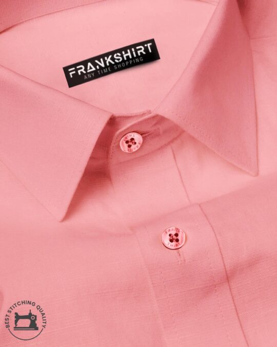 BlackTree Light Pink I Formal Shirt I Regular Fit I 100% Cotton Shirt