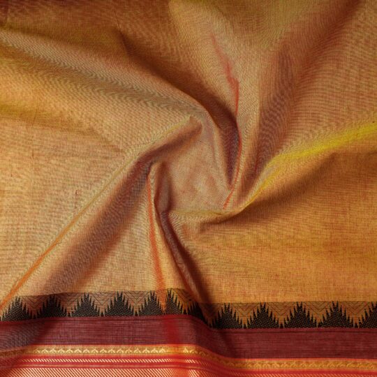 SOUTH KARGHA Brown - Kanchipuram Cotton Precut Fabric (1 Meter) - view 2