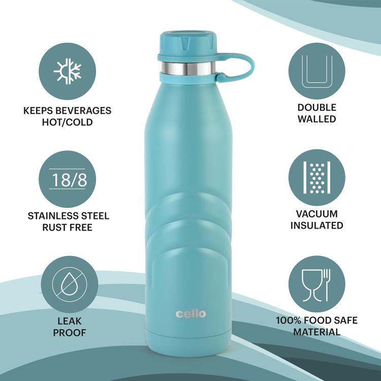 Cello Duro Crown Flask, Vacusteel Water Bottle - view 20