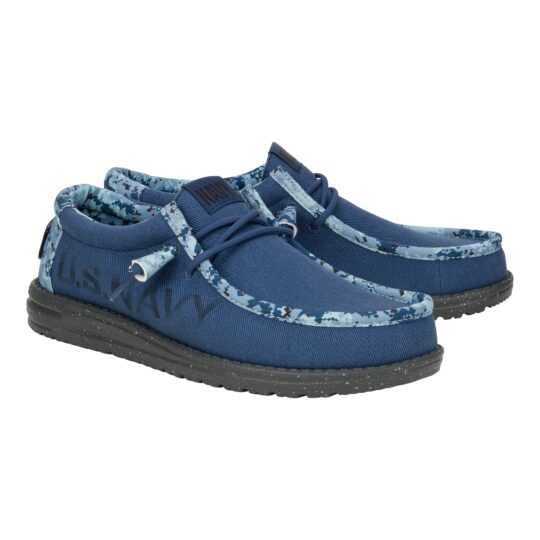 HEYDUDE shoes Wally US Navy - Blue Camo – Men's - view 2