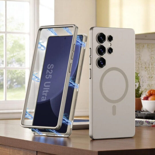 Million Cases Edge Guard Frosted Dual Magnetic Case - Samsung