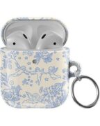 Casetry Cupid's Canvas | Periwinkle Floral AirPods Case