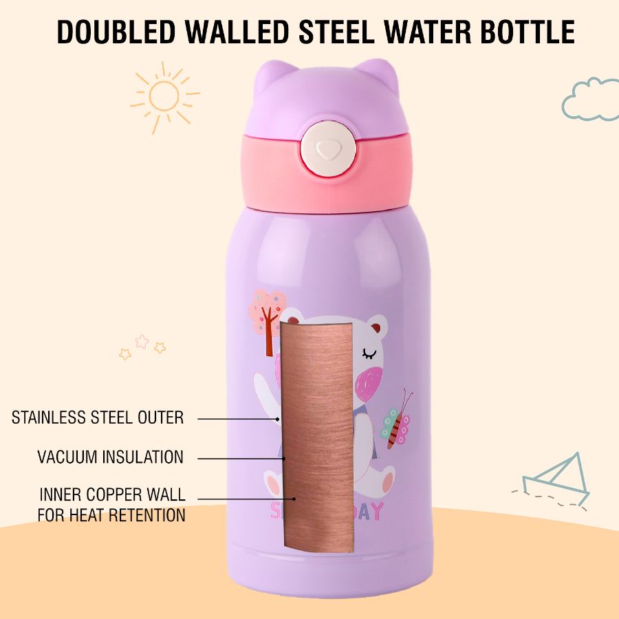 Cello Toddy Hot & Cold Stainless Steel Kids Water Bottle, 550ml - view 12