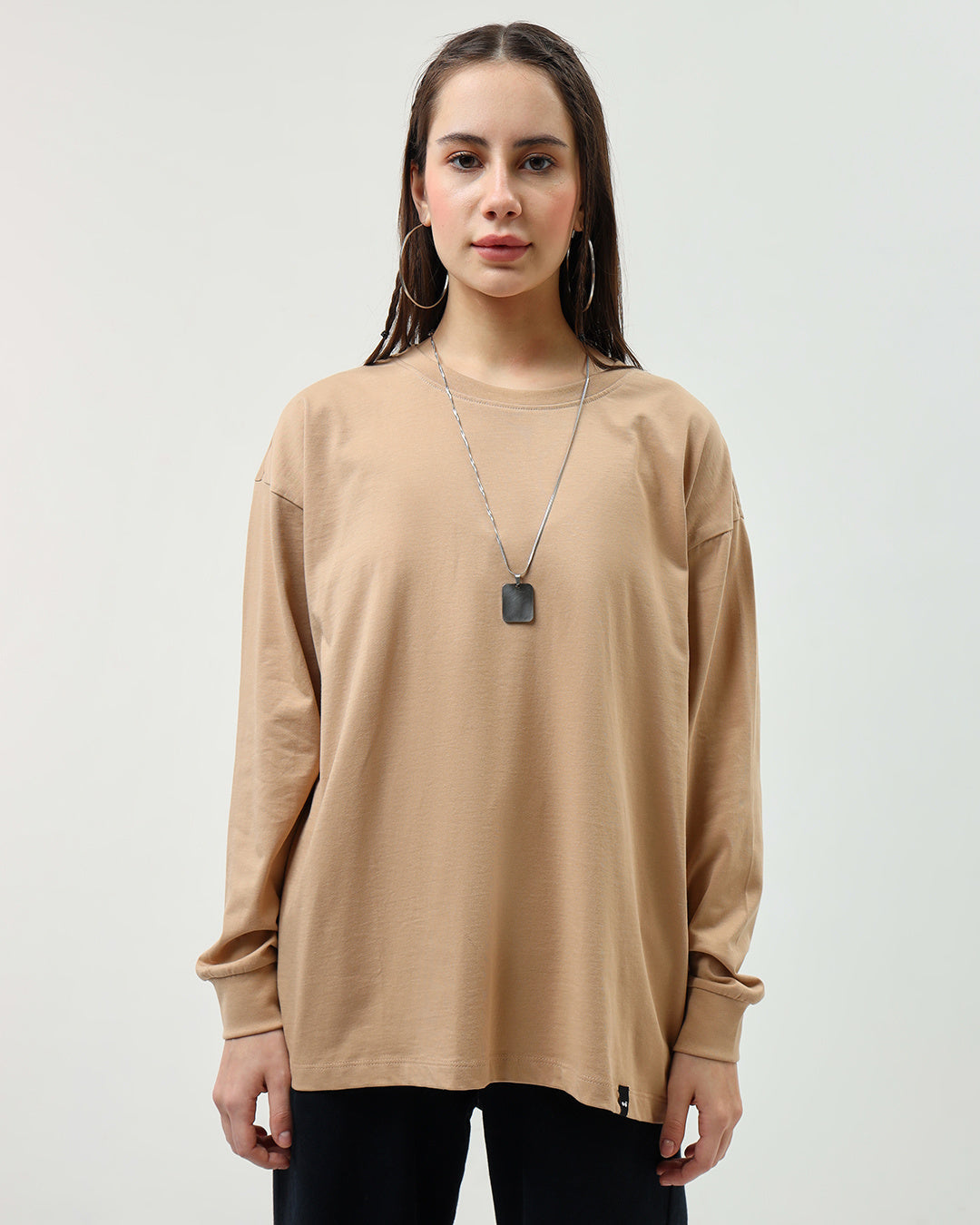 BlackTree Brown Oversized dresses