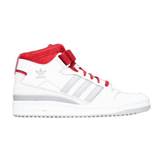 adidas Forum Mid White Red Grey