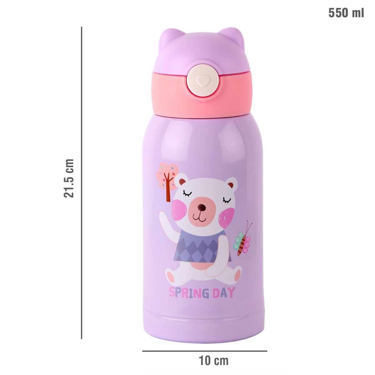 Cello Toddy Hot & Cold Stainless Steel Kids Water Bottle, 550ml - view 28