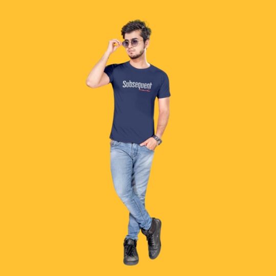 BlackTree(THHOR Series)ROUND NECK Blue TEES