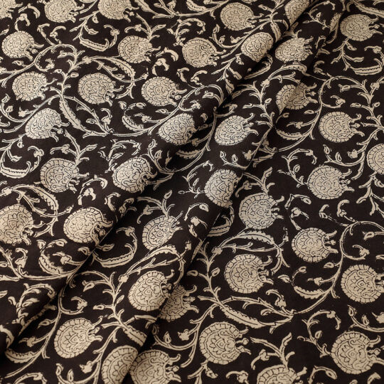 HAVELI CHRONICLES Black - Bagru Block Print Cotton Fabric 07 - view 2