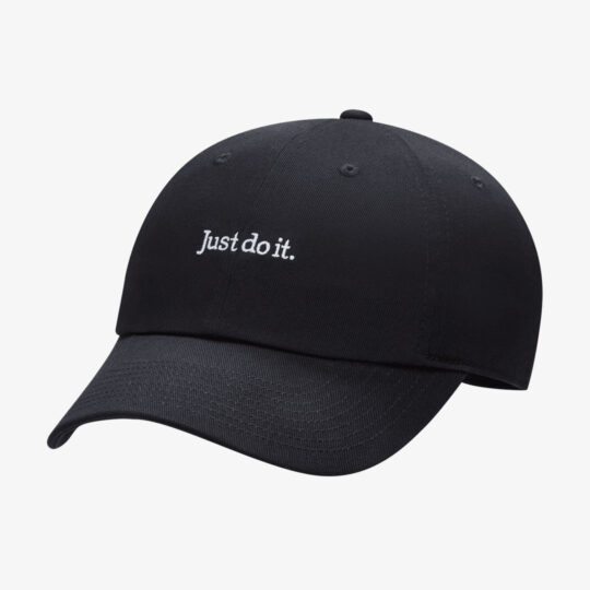 Nike | CLUB UNSTRUCTURED JDI CAP { BLACK/WHITE - view 2
