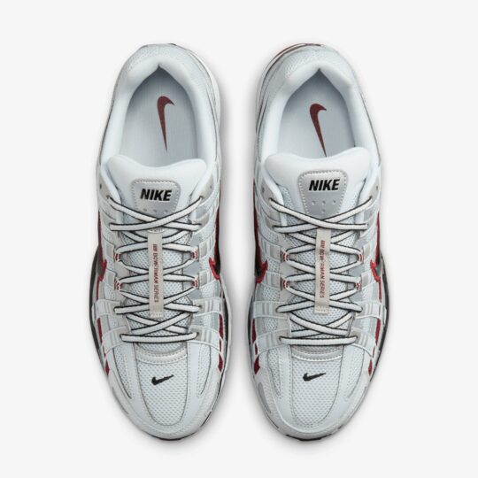 Nike | P-6000 { Pure Platinum/dark Team Red - view 2