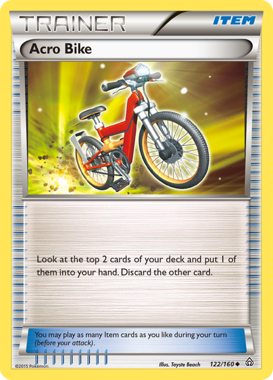 Uncommon xy5-122 reverse – Pokémon Acro Bike - 122/160 - Uncommon [xy5-122] [Reverse Holo] - Acro Bike - 122/160 - Uncommon