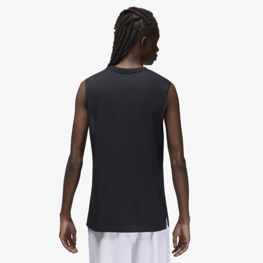 Jordan | Sport Dri-fit Sleeveless Top { Black/white - view 2