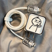 Peeperly Quirky Anime Expression Adapter And Cable Protector Kit