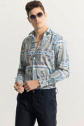 SNITCH Afroart Light Grey Shirt