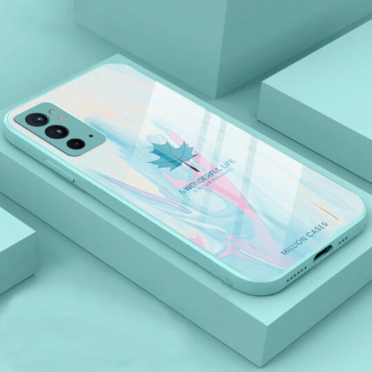 OnePlus 9 Series Watercolor Mapple Leaf Glass Case - view 2