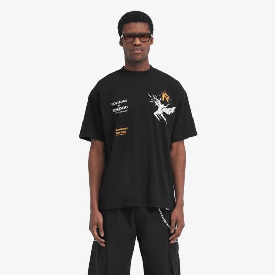 Represent | ICARUS T-SHIRT { JET BLACK