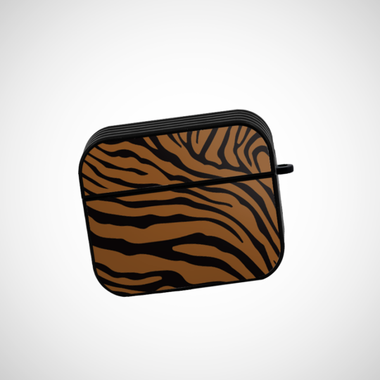 Cover It Up Tiger Print Glass Airpods Pro 2 Case Covers