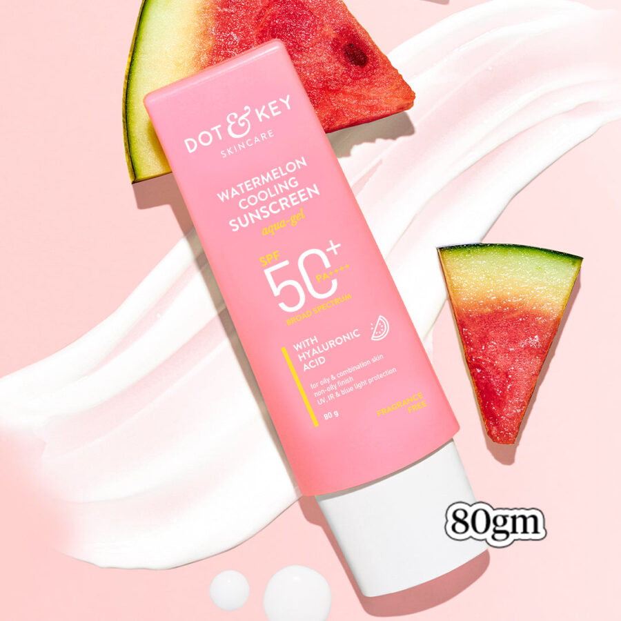 Dot & Key Watermelon Cooling Hyaluronic Sunscreen SPF 50+, PA++++