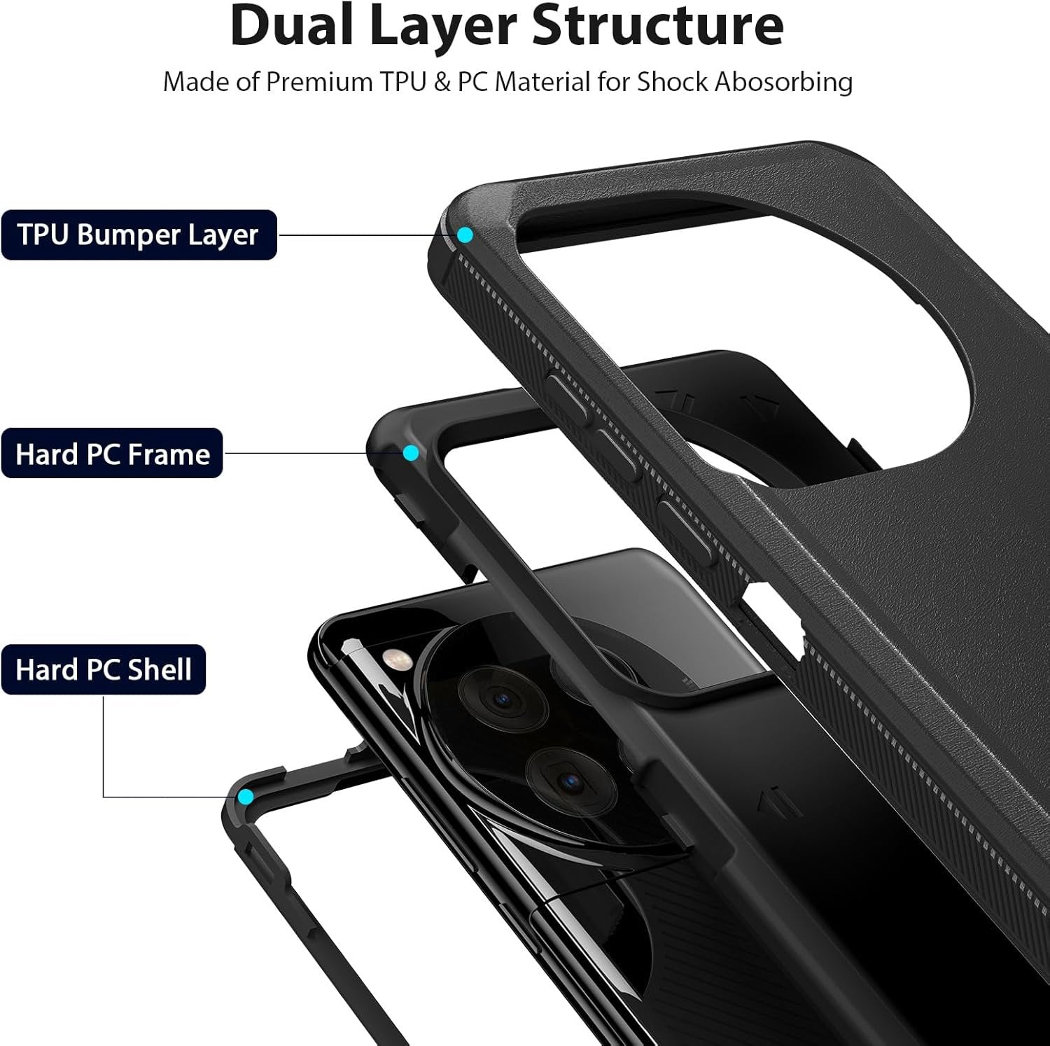 Million Cases Tough Armor Dual Layer Hybrid Case - OnePlus - view 5