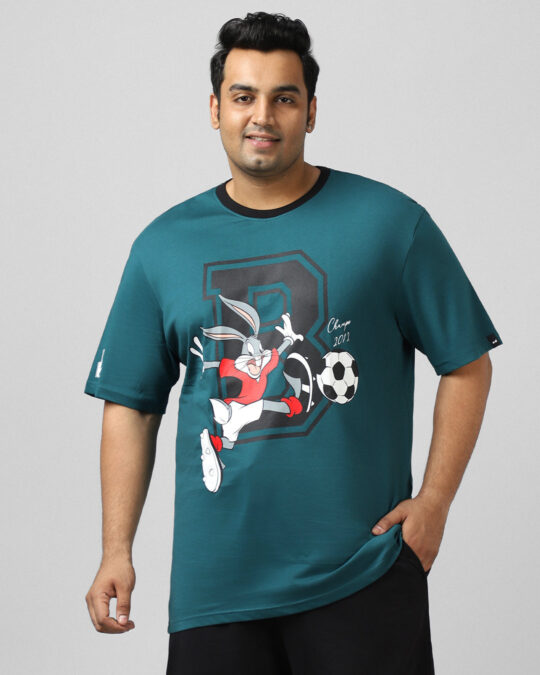 BlackTree Graphic Printed Oversized Plus Size T-shirt