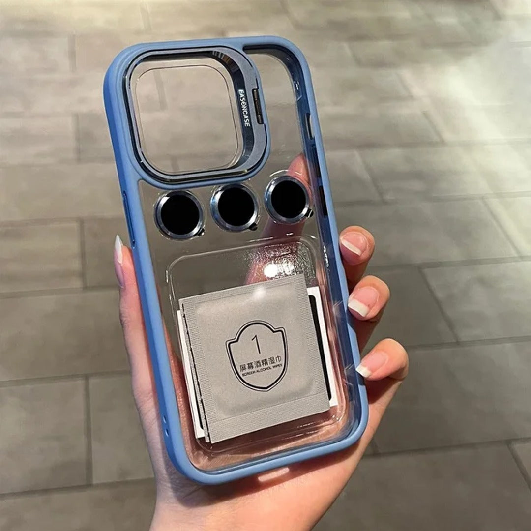 Million Cases iPhone 15 Series Luxury Camera Lens Flip Bracket Case - view 15