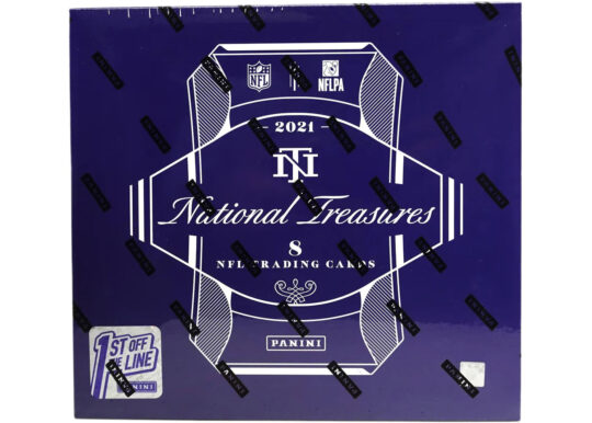 2021 Panini National Treasures Football 1st Off The Line Hobby Box