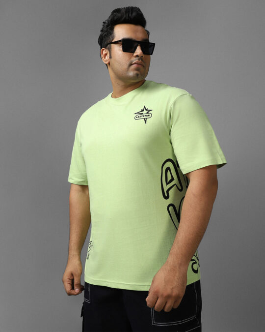 BlackTree Graphic Printed Oversized Plus Size T-shirt