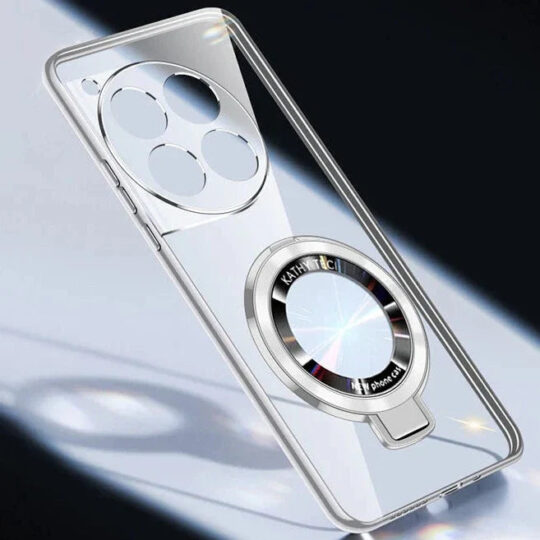 Million Cases Transparent Electroplated Rotating Stand Case - OnePlus