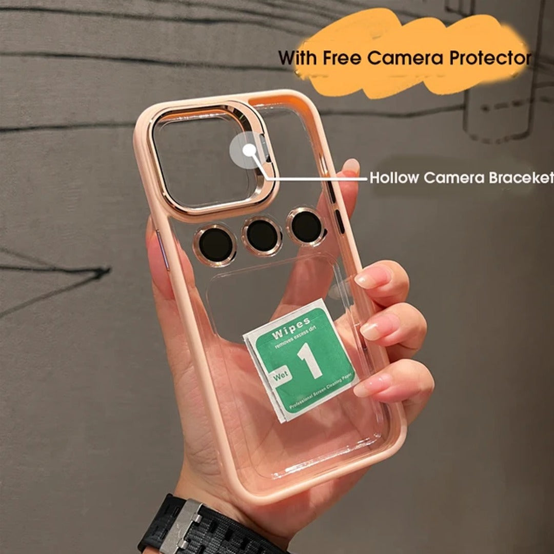 Million Cases iPhone 15 Series Luxury Camera Lens Flip Bracket Case - view 6