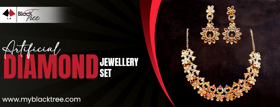 artificial diamond – High-Quality Materials Meet Stunning Design: The Artificial Diamond Jewellery Set Unveiled