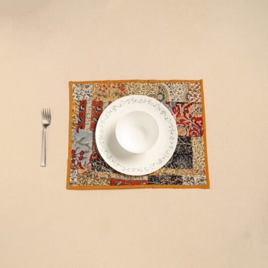 NOORI BAZAR Handcrafted Cotton Patchwork Table Mat 03